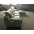 Новые прибытия L форму кожаный диван, современная гостиная диван (A849)